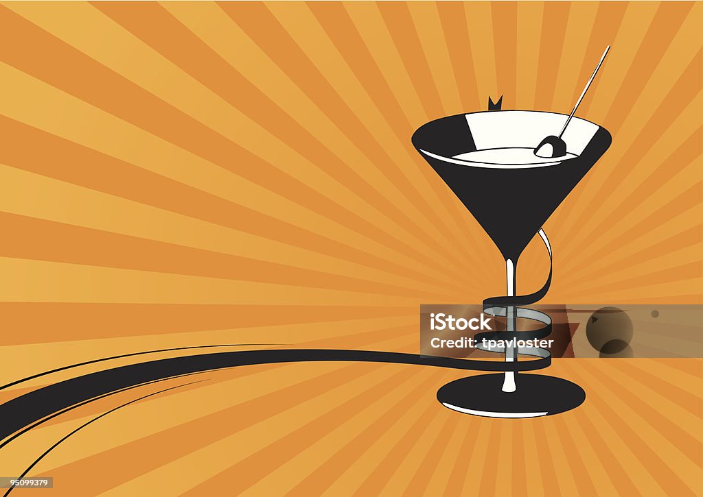 Copo de martini - Vetor de Martini royalty-free