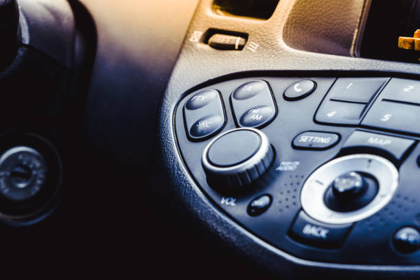 istock the controller of the air conditioner in the car 950997274