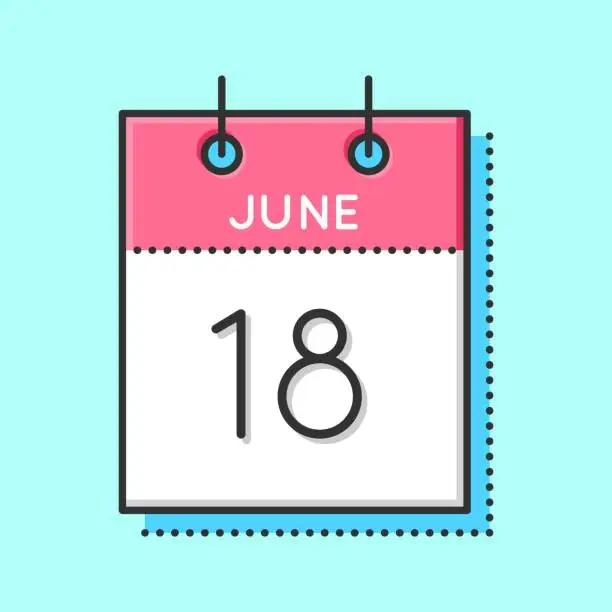 Vector illustration of Vector Calendar Icon