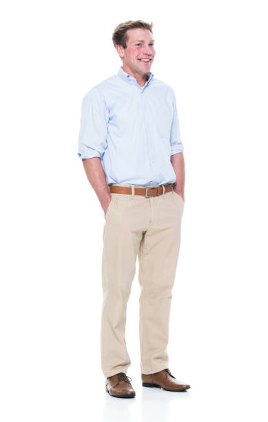 Attractive young male with hands in pocket