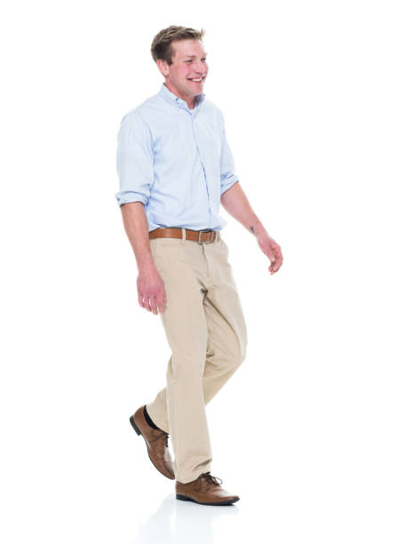 istock Attractive young male walking 951007052