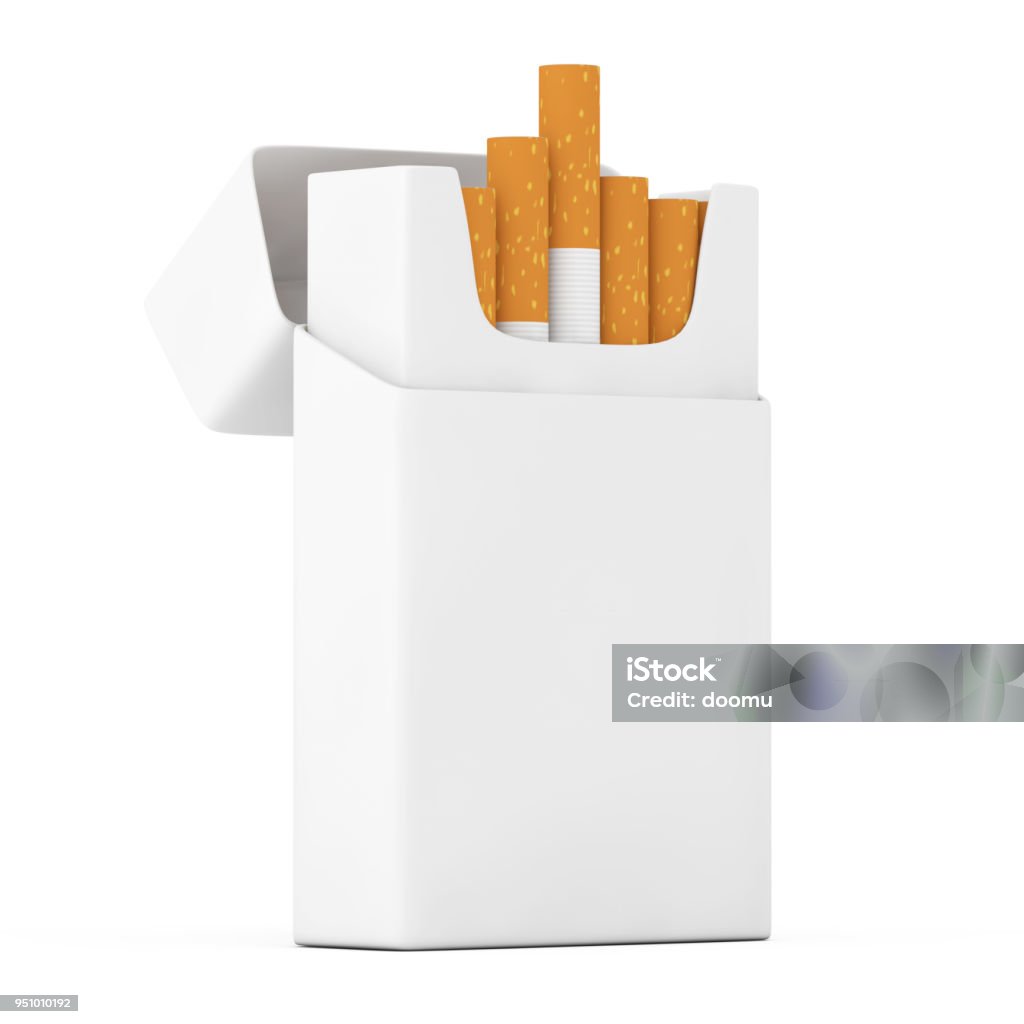 Mockup Pacchetto Sigarette Vuote Rendering 3d - Fotografie stock e altre  immagini di Abuso - Abuso, Aperto, Assuefazione - iStock