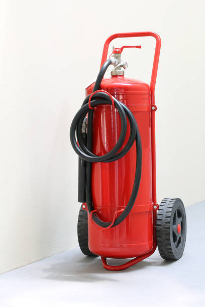 istock red fire extinguisher ready in case of emergency fire 951010330