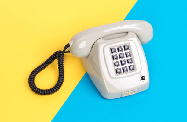 istock Vintage grey telephone 951017470