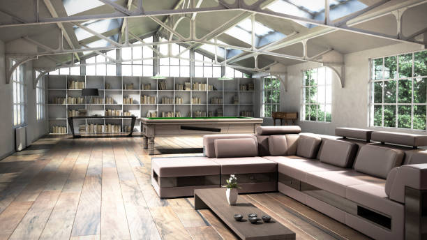 istock house white interior with large window 3d illustration 951017518