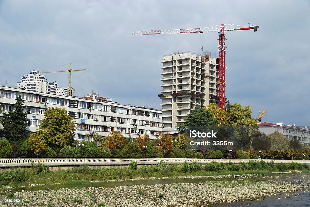 Construcción de nuevos edificios - Foto de stock de Agua libre de derechos