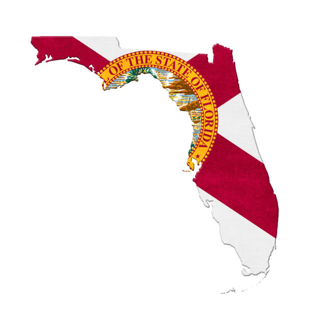 istock Welcome to Florida - map sign icon 951022722