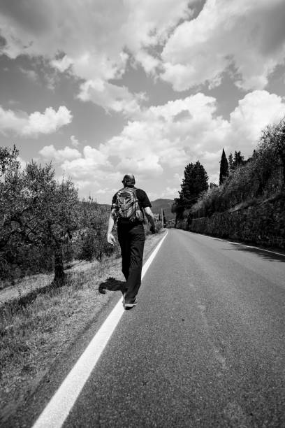 istock Man trail hiking in the forest 951023894