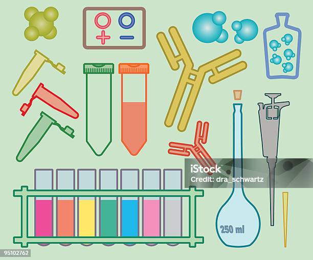 Academic Icônes Biologie Vecteurs libres de droits et plus d'images vectorielles de Anticorps - Anticorps, Vectoriel, Icône