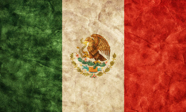 istock Mexican grunge flag. Vintage style 951027660
