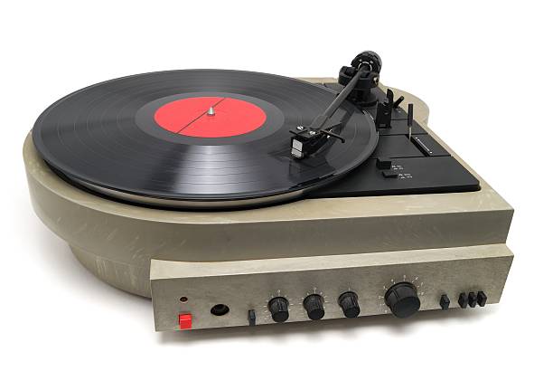 istock Player of vinyl disks 95103191