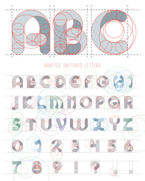 Blueprint Block Lettering 8,700+ Blueprint Letters Stock Illustrations, Royalty-Free Vector ...