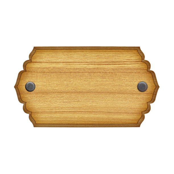 istock empty wooden sign isolated on white  background 951037766