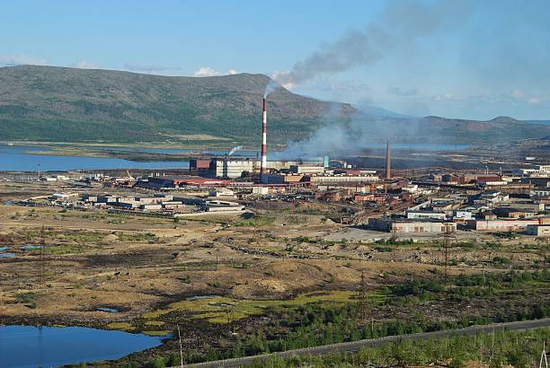istock Smoke of factory 95104314