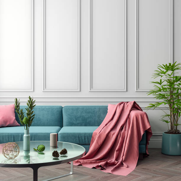 istock Mockup Poster in the interior, 3D illustration of a modern design 951050916