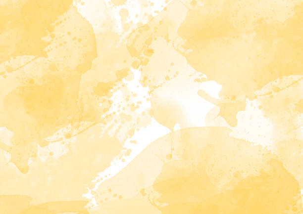 istock Orange graphic color patches graphic brush strokes design effect element for background 951054258