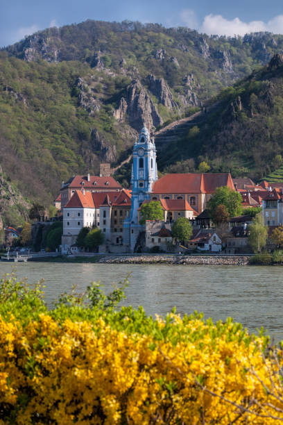 istock Durnstein village during spring time in Wachau, Austria 951055906