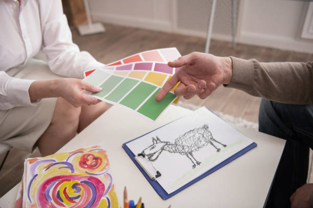 istock Attractive male hands picking up color 951059900