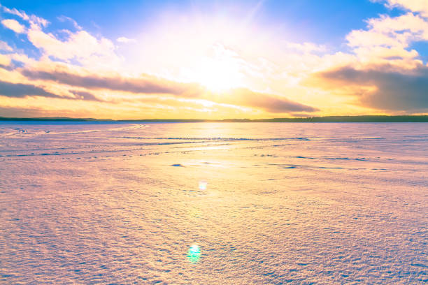istock Winter landscape from Sotkamo, Finland. 951060042