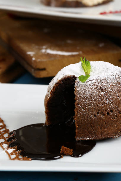 istock Chocolate fondant cake - Lava cakes 951061768