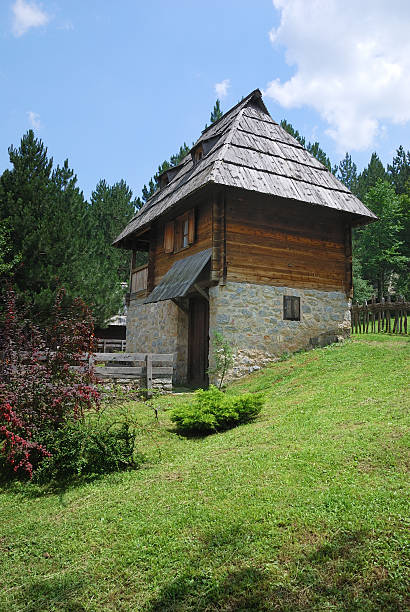 istock Old house in Sirogojno 95107131