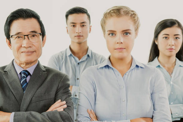 istock Four Successful Confident Diverse Business People 951073698