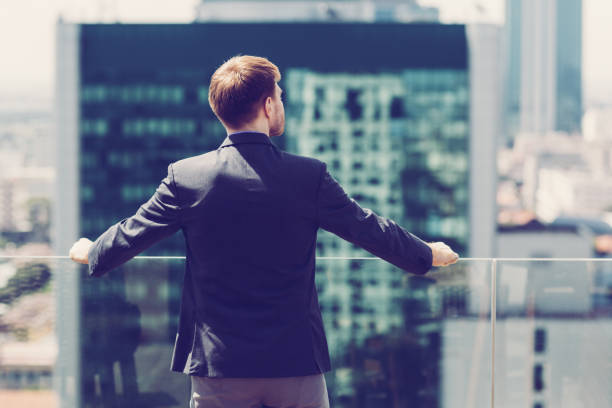 istock Businessman Looking at City 951077898