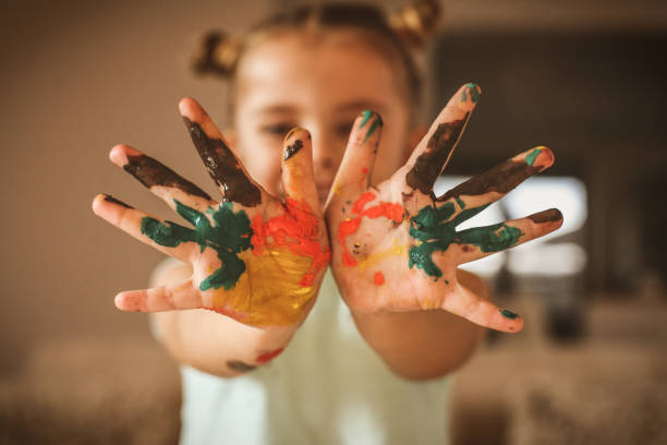 istock Creative childhood. Little girl. 951087152