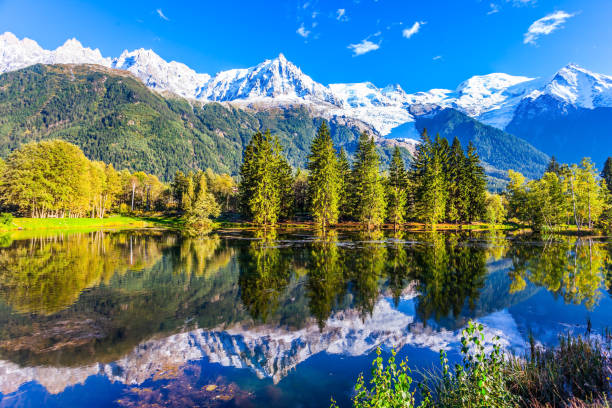 istock The mountain resort of Chamonix 951087350