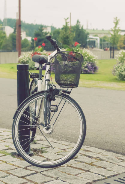 istock Bicycle parked in the city park 951095110