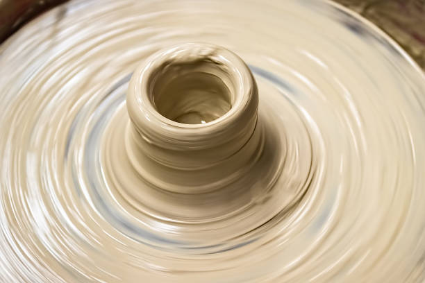 istock Master class in pottery. Manufacture of ceramic products. 951100698
