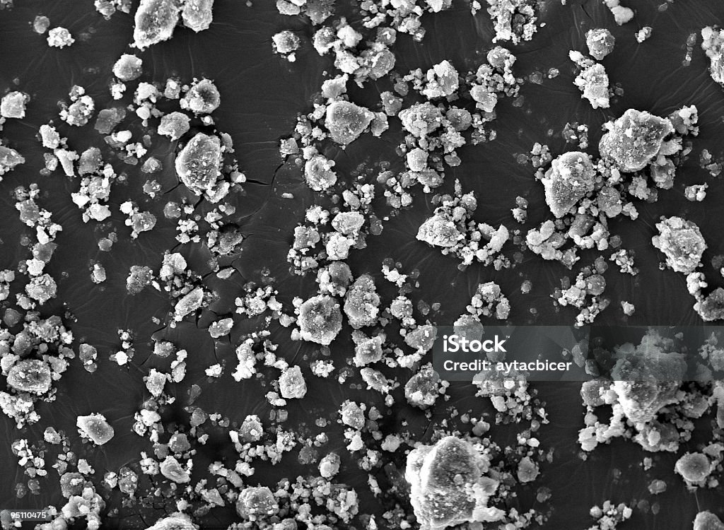 Keramik-powder in Mikroskopie - Lizenzfrei Chemie Stock-Foto