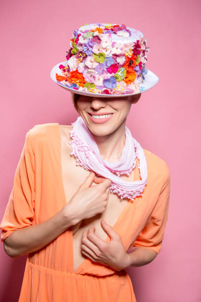 istock Pretty young smiling woman in hat 951107564