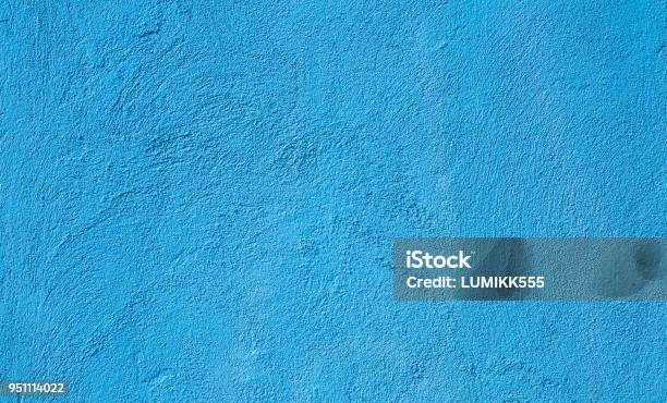 Abstract Grunge Decorative Blue Stucco Texture Stock Photo - Download Image Now - Blue, Stucco, Backgrounds