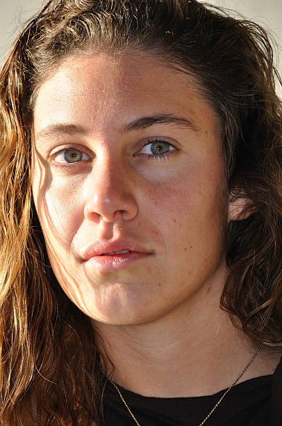 istock Natural Look - Brunet with Hazel Eyes 95111460