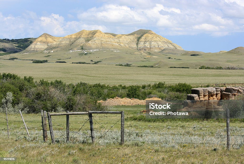 Ravenscrag paysage - Photo de Saskatchewan libre de droits