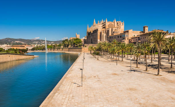 istock Spain Palma de Majorca, Cathedral La Seu and Parc del la Mar 951126614