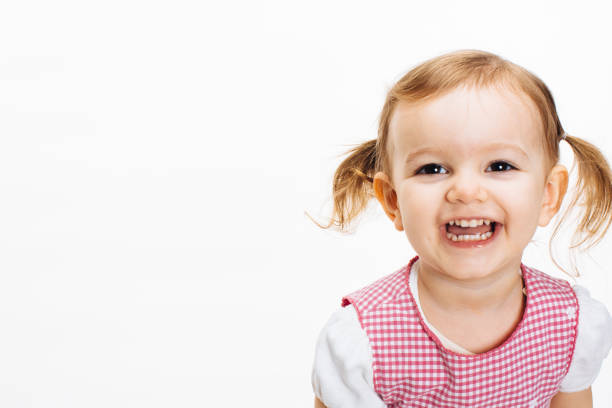 istock Pure happiness - a laughing small child 951128618