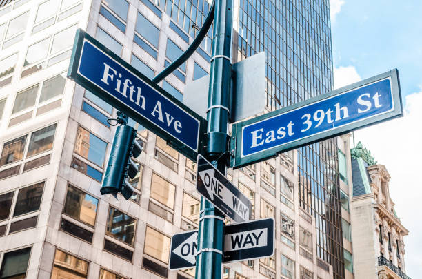 istock 5th Avenue (Ave) Sign, New York NYC 951133556