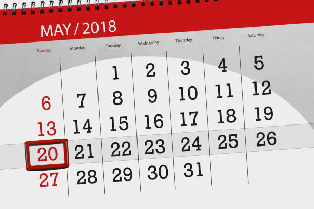 istock The daily business calendar page 2018 May 20 951133594