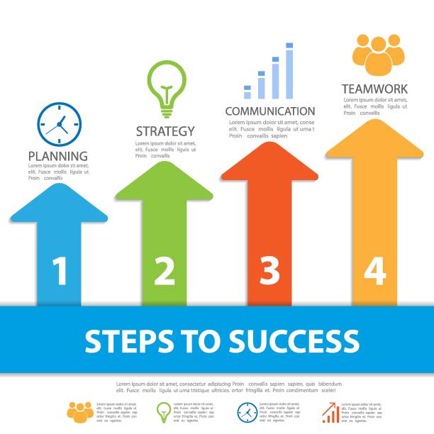 Successfully. Step Background 120+ Walking Up Steps From Behind Stock Illustrations, Royalty-Free ...