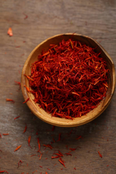 istock Natural saffron above, spice closeup 951144114