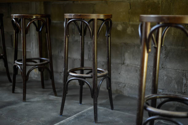 istock wooden chair in the cafe 951153396