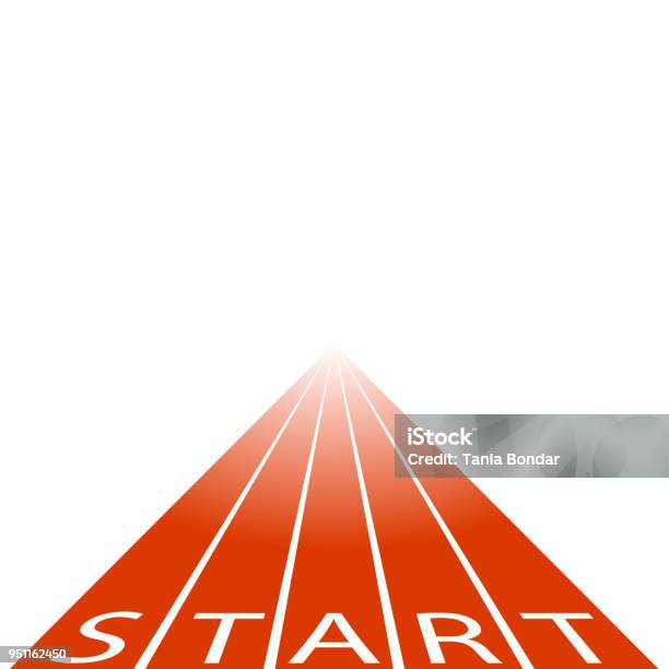 Starting Line Running Vector Ððµñðññ Stock Illustration - Download Image Now - Starting Line ...