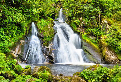 Triberg Falls, one of the highest waterfalls in Germany - the Black Forest region