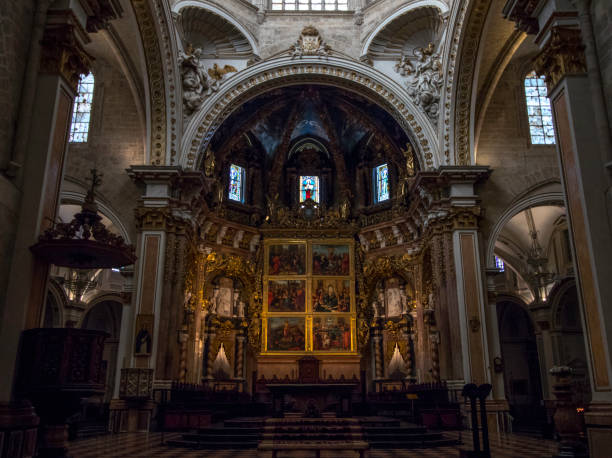 istock Altar of the cathedral in Valencia 951172322