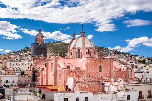 The Cathedral of Our Lady of the Assumption of Zacatecas, Mexico. Unesco World Heritage site.