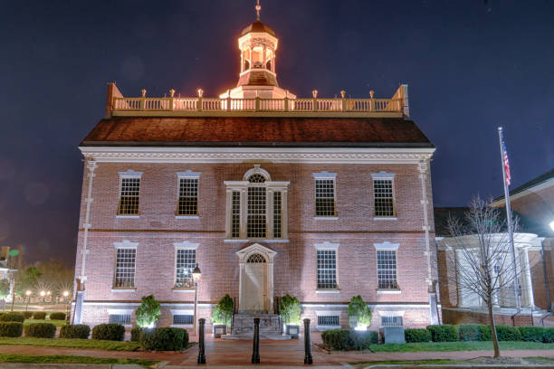 istock Historic Delaware State House at Night 951177188