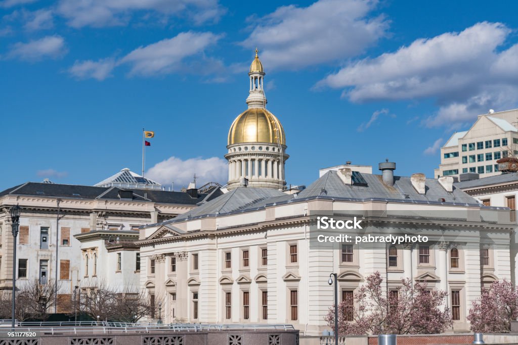 New Jersey Capitol Building in Trenton New Jersey state capitol building in Trenton New Jersey Stock Photo