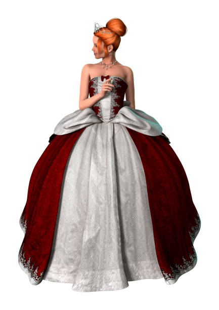 istock 3D illustration fairytale princess on white 951178876